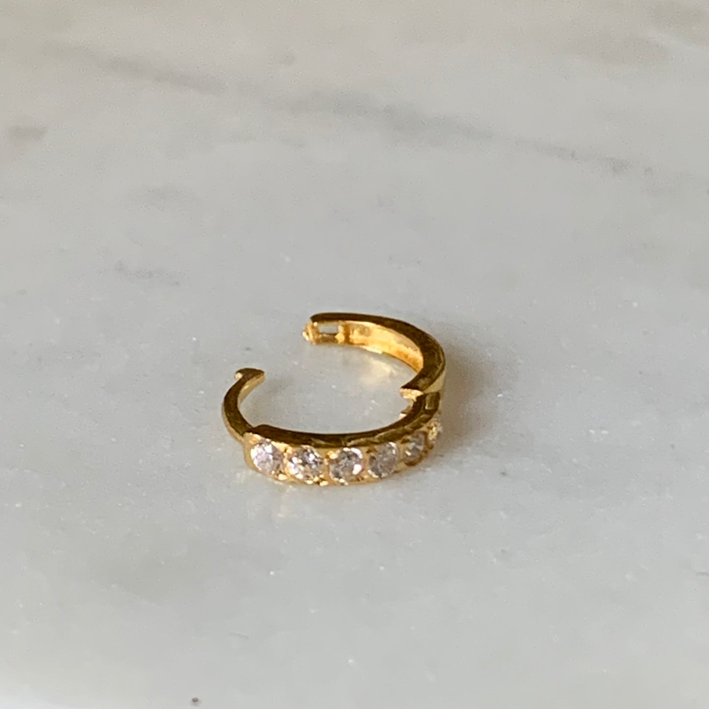 18ct Gold Hoop | 7mm