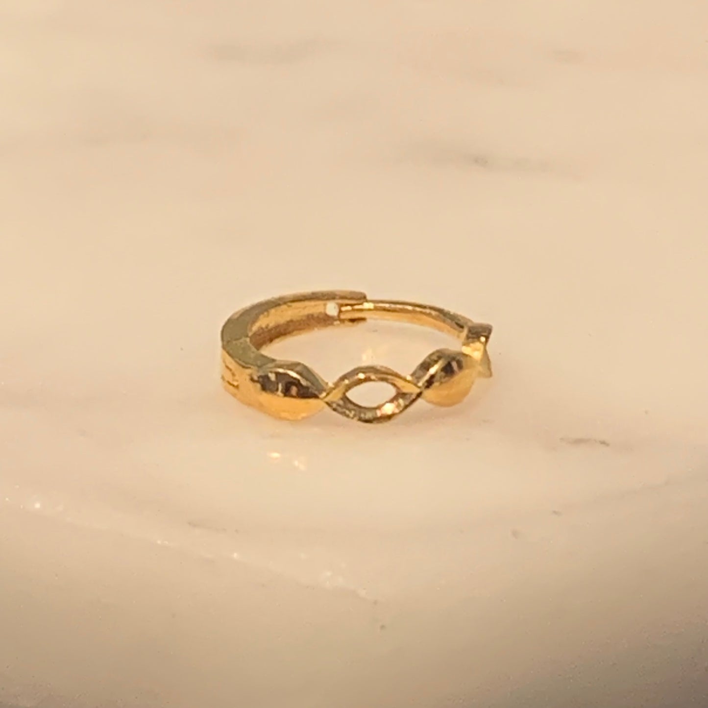18ct Gold Hoop | 7mm
