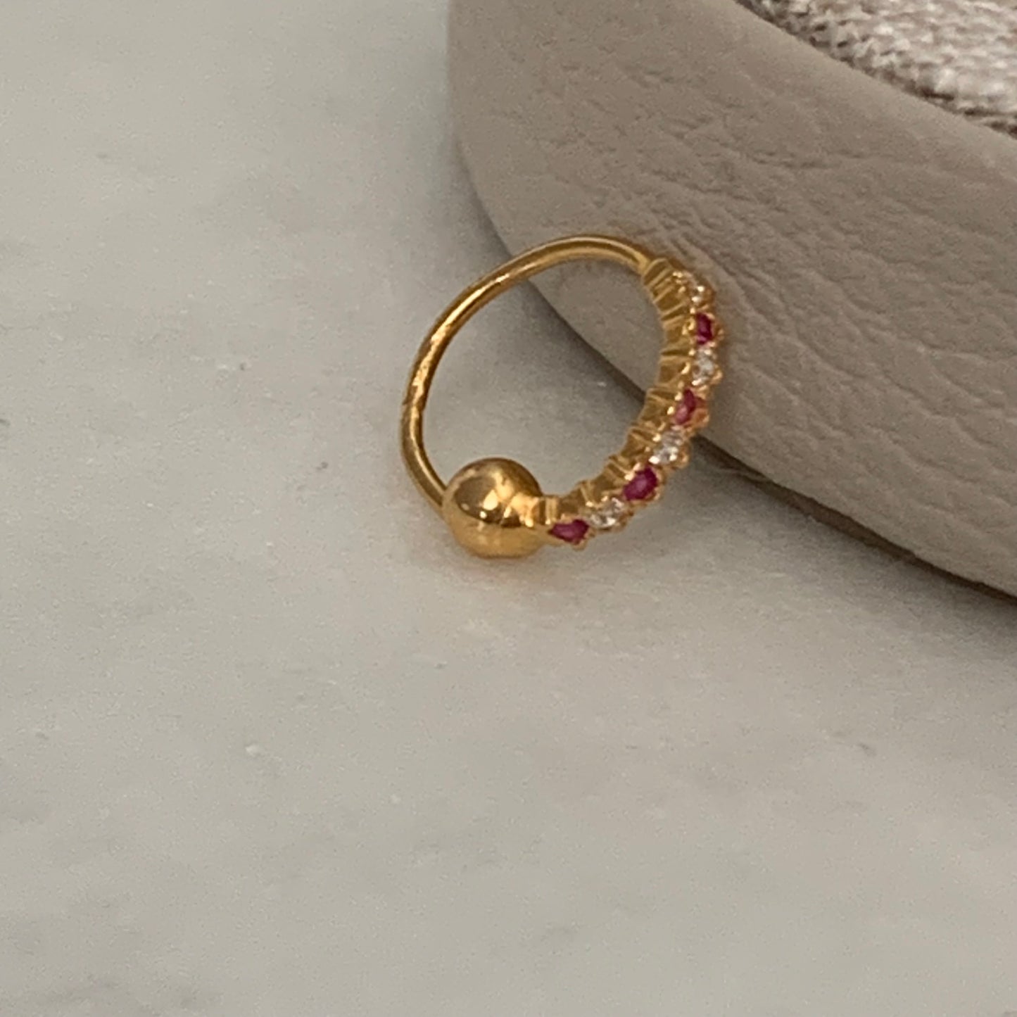 18ct Gold Hoop | 7mm
