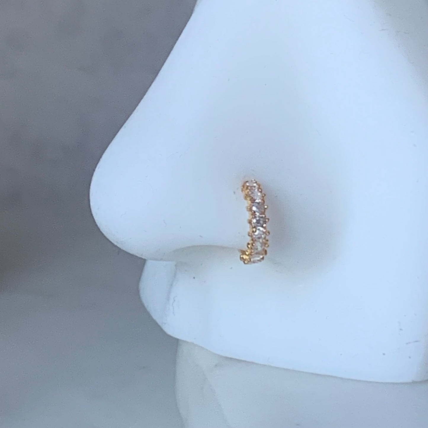 18ct gold single hoop | 6mm