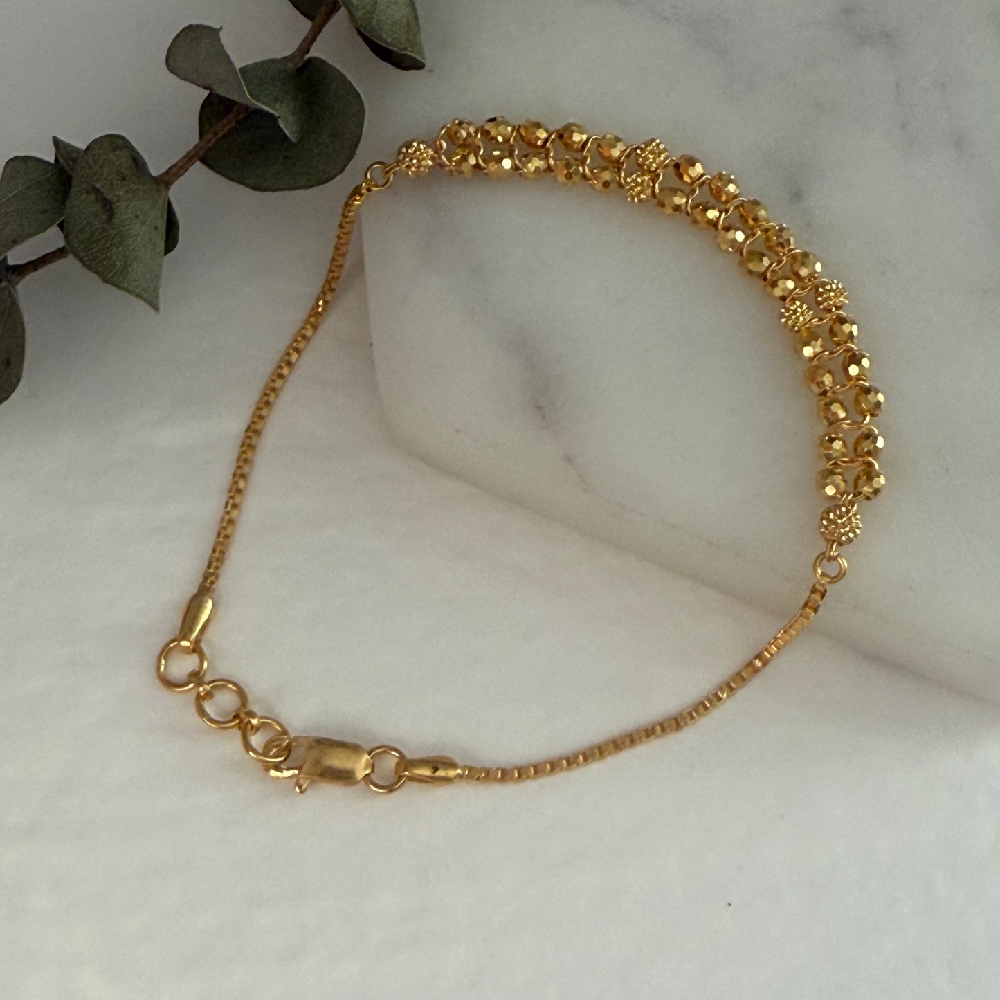 22ct gold bracelet | small/medium