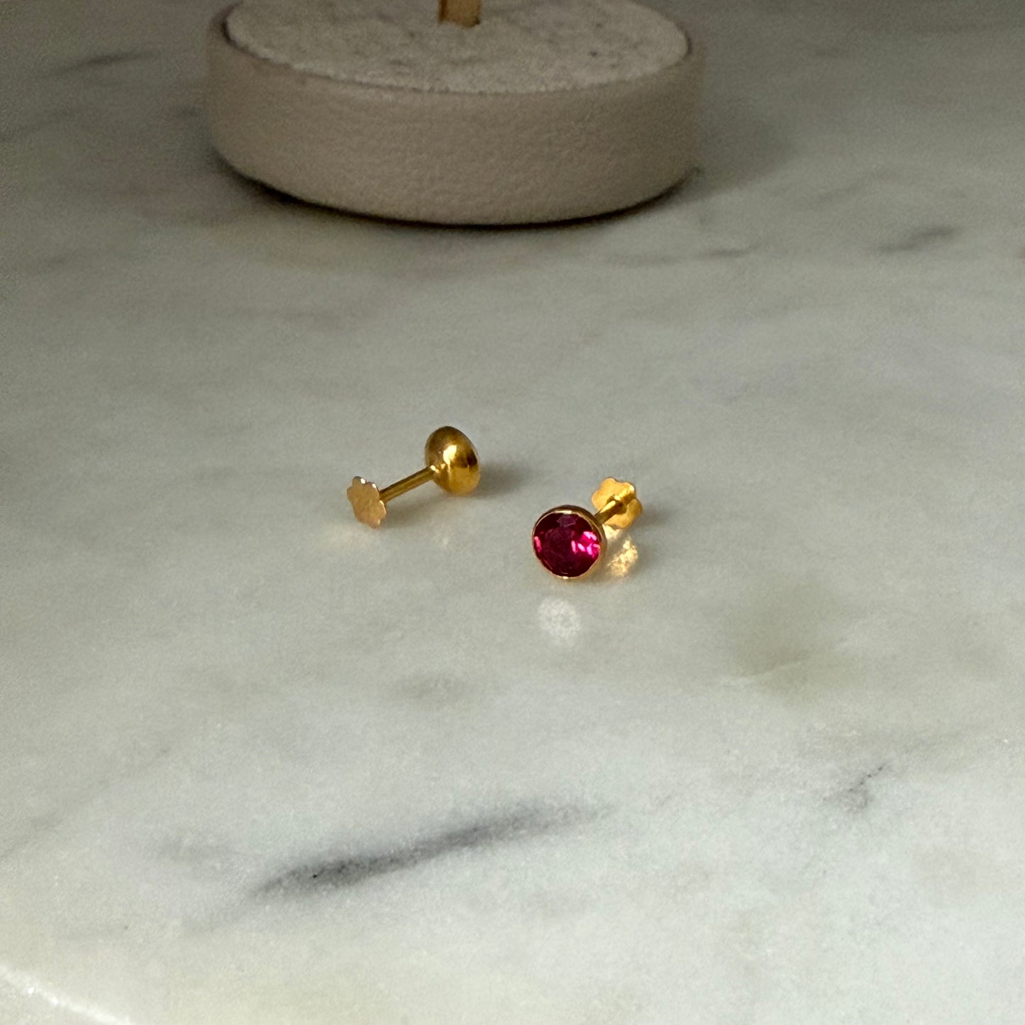 14ct Gold Stud Pair | 5mm
