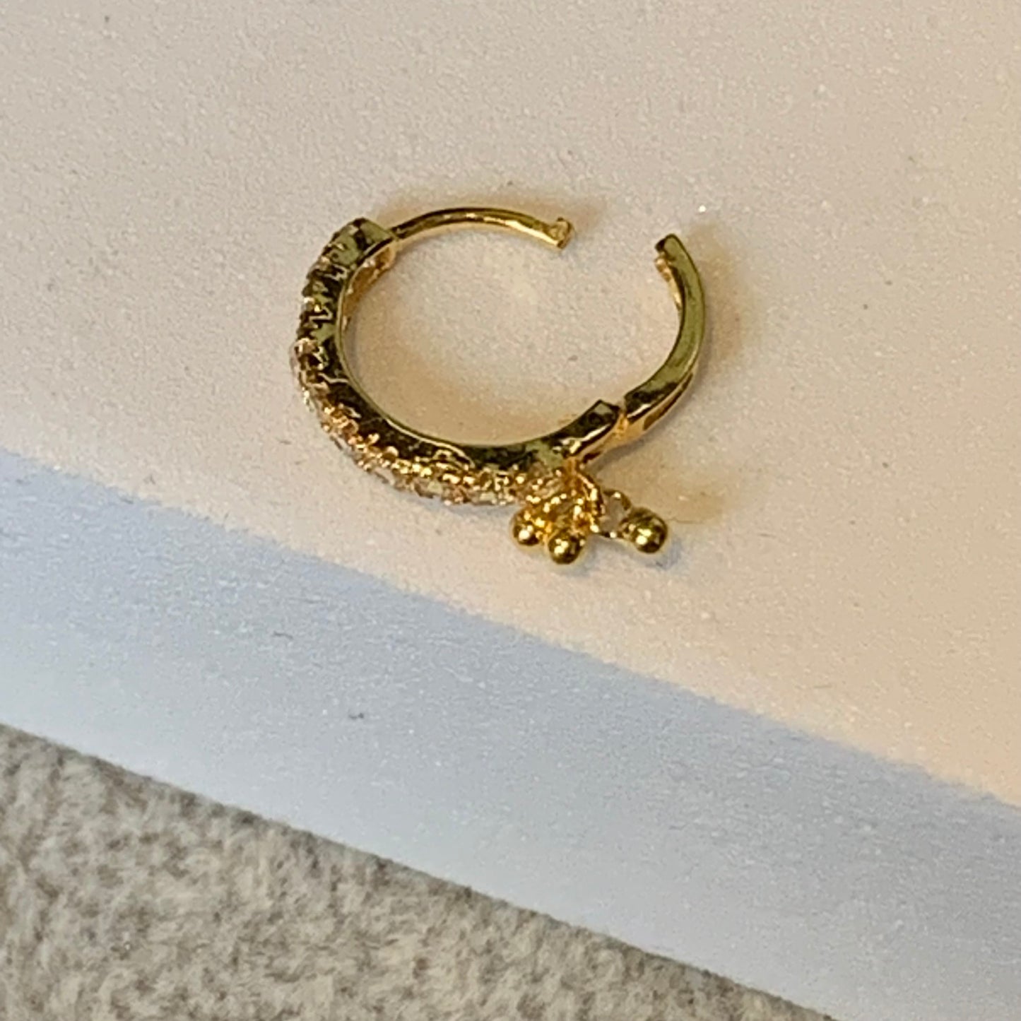 18ct Gold Hoop | 8mm