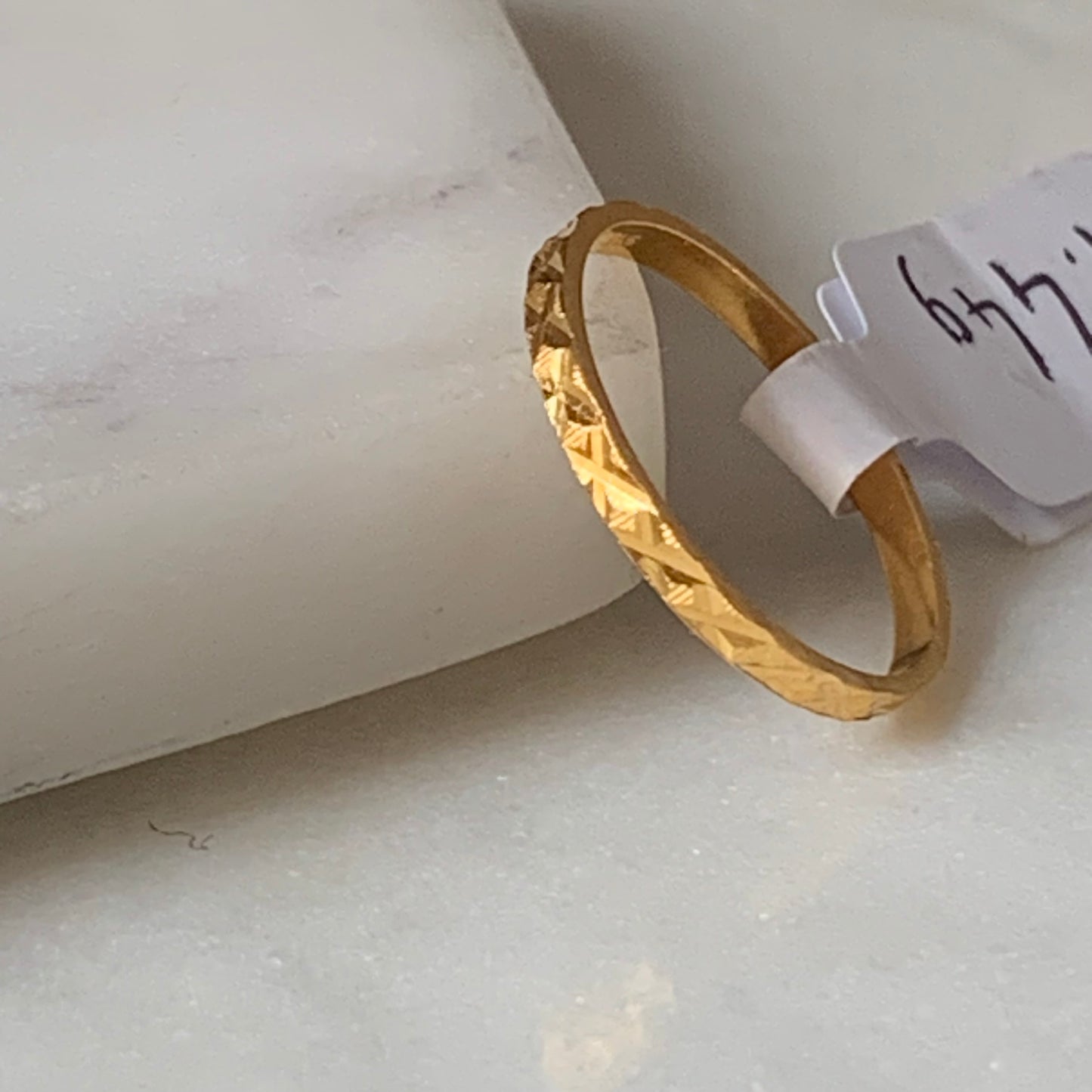 22ct Gold Band Ring | M