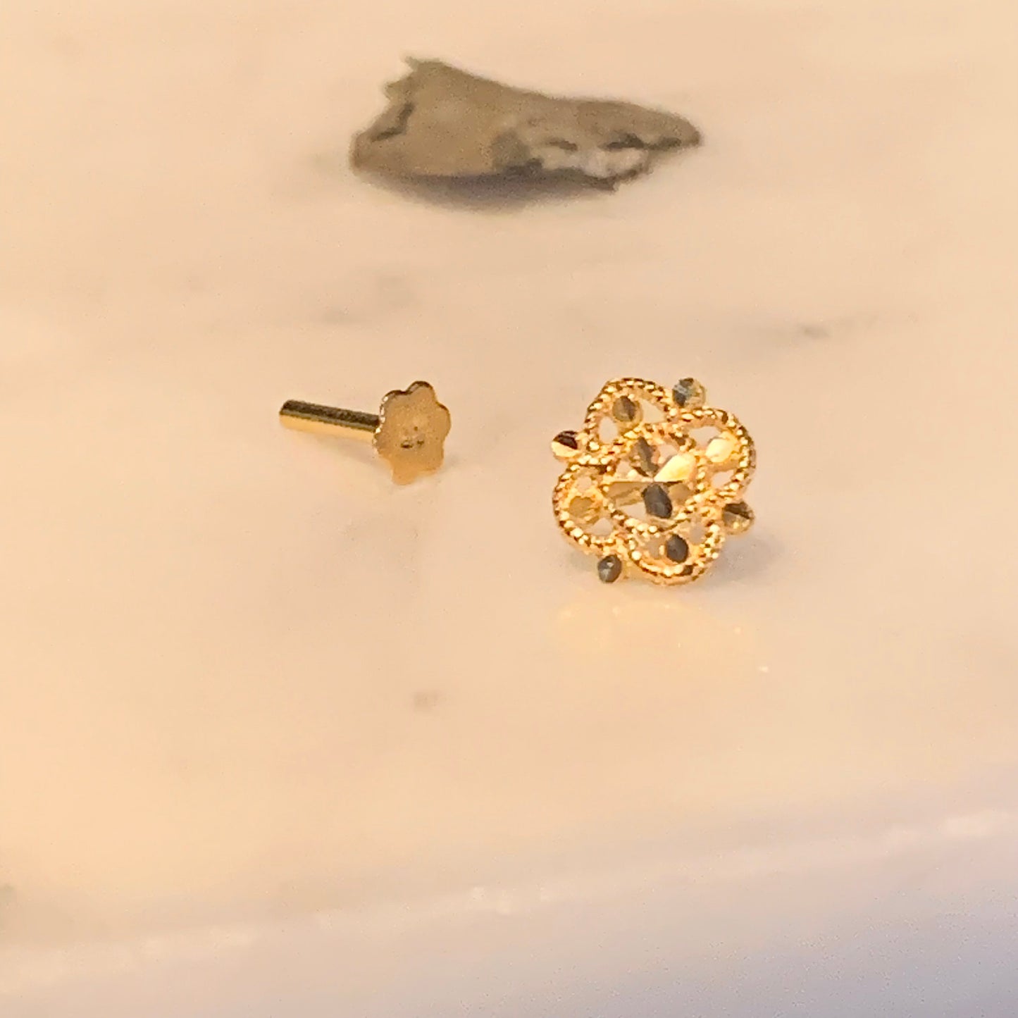18ct Gold Stud | 7mm
