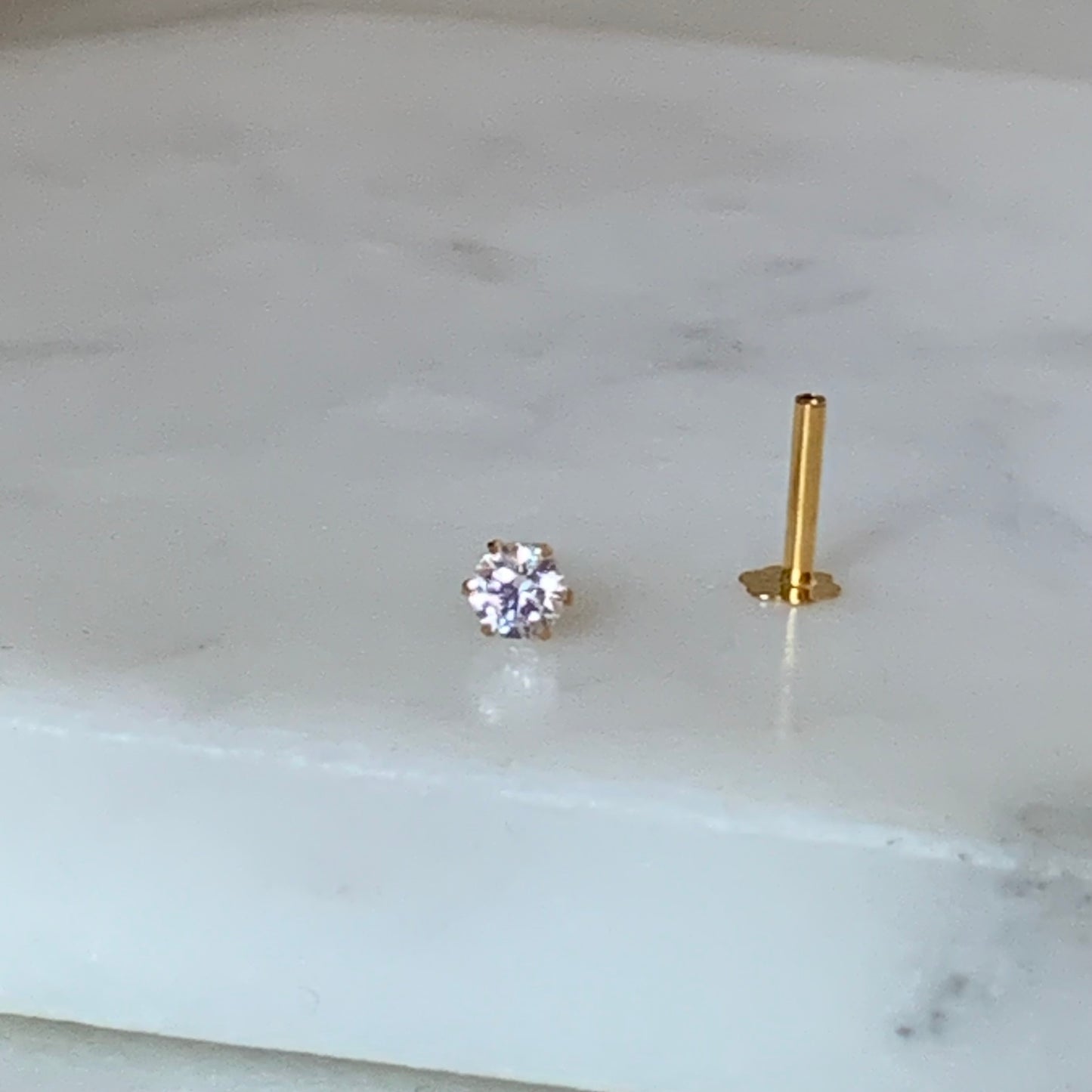 18ct Gold Stud | 3mm