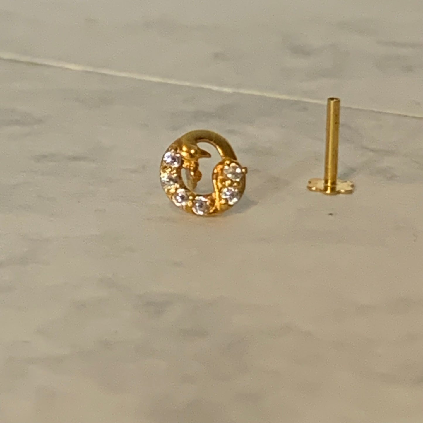 18ct Gold Stud | 6mm