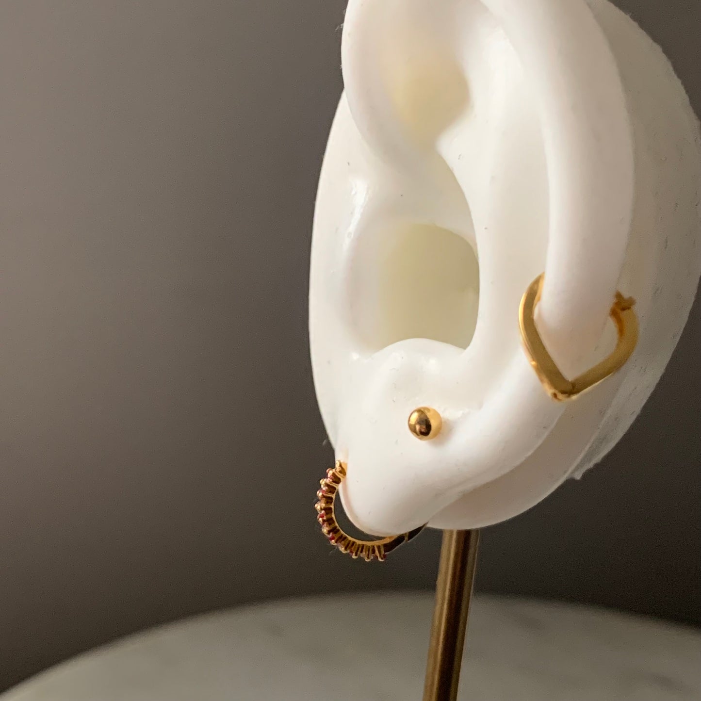 18ct Gold Stud Pair | 3.5mm