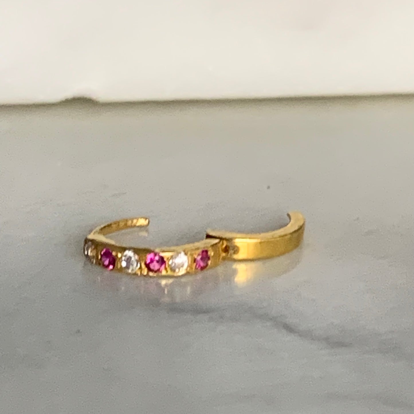 18ct Gold Hoop | 7mm