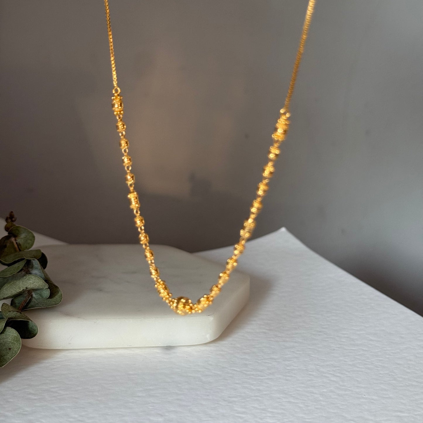 22ct Gold necklace | 15.8 - 16 inches