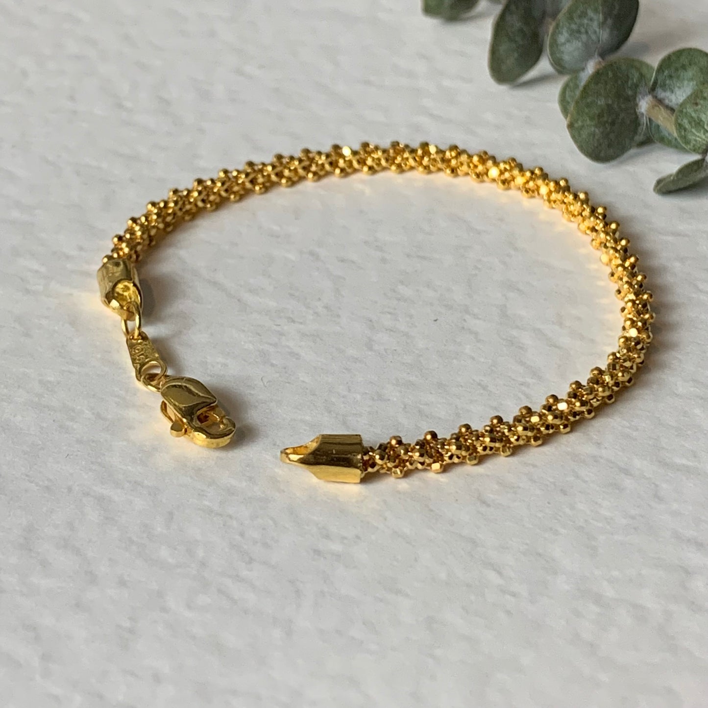 22ct gold bracelet | 6 inches xs
