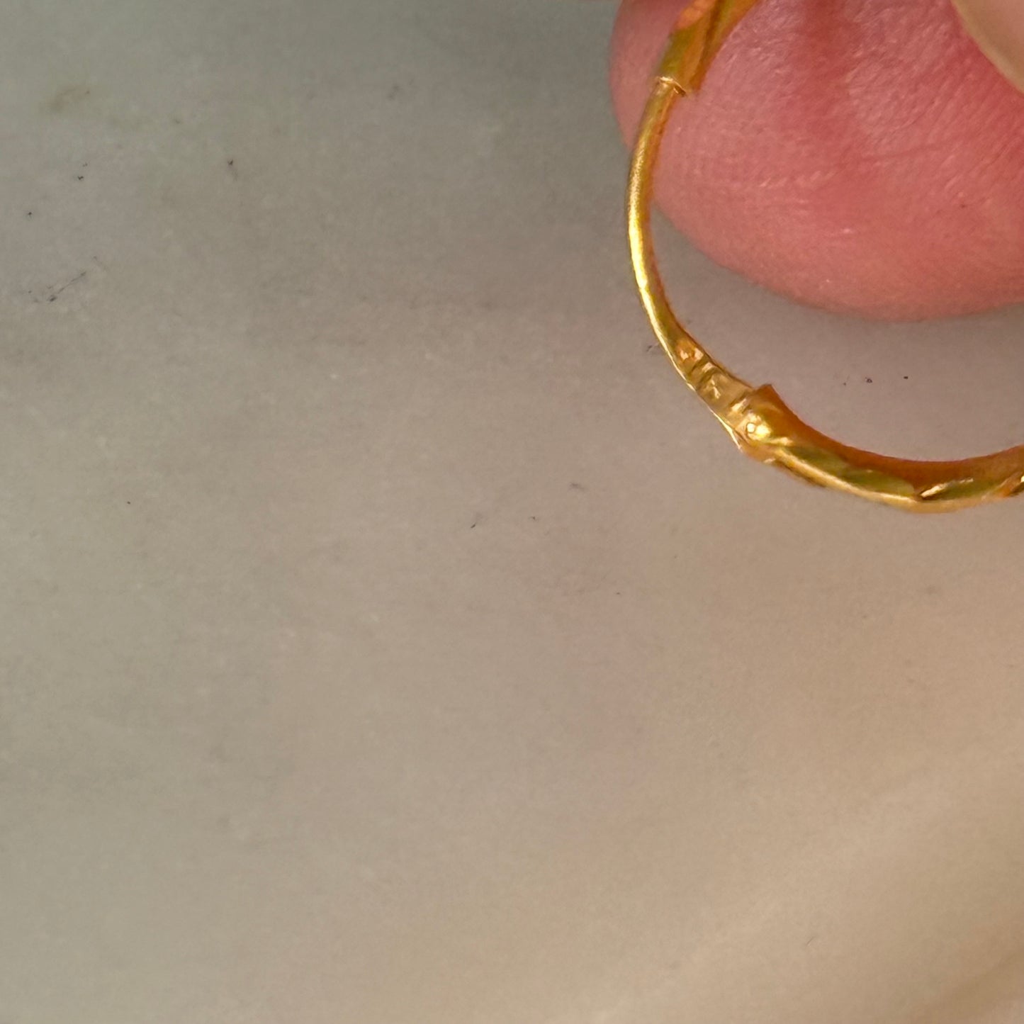 22ct gold small jumka pair