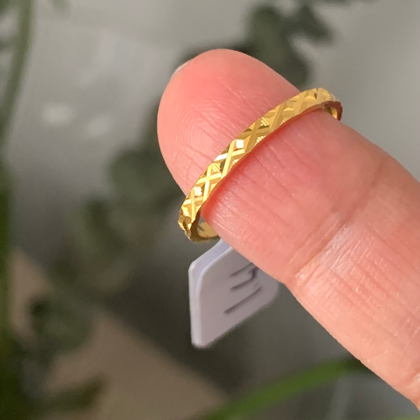 22ct Gold Band Ring | M