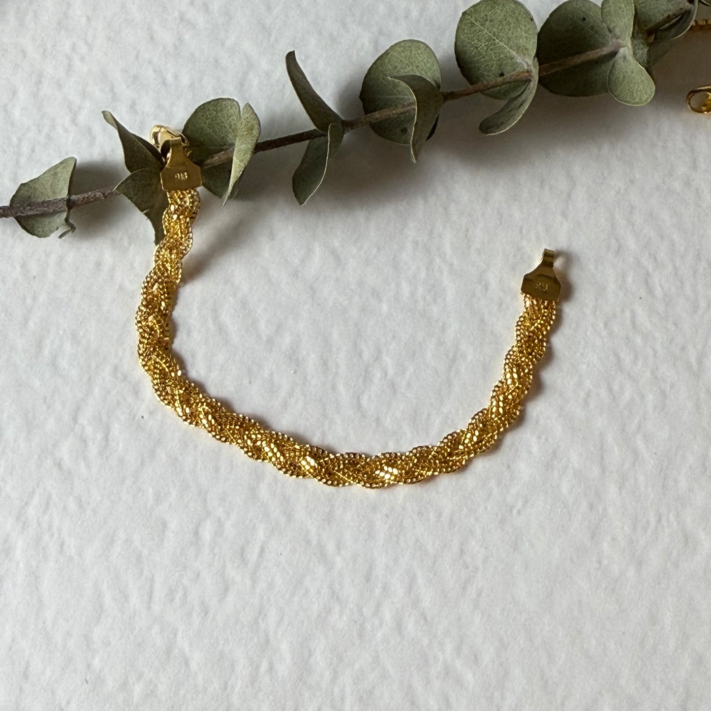 22ct gold baby bracelet