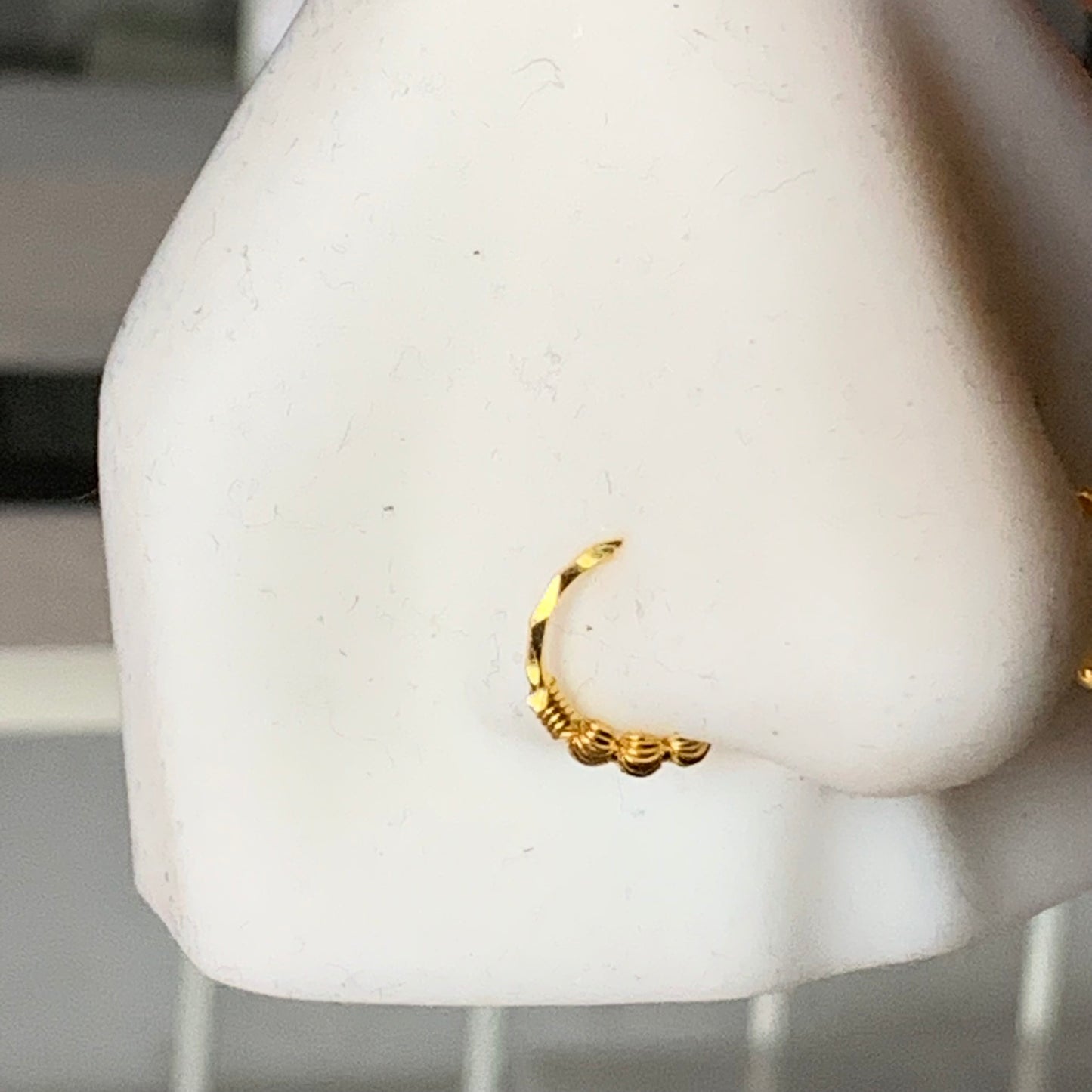 18ct gold hoop | 7mm