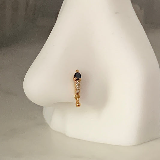 18ct Gold Dangly Stud