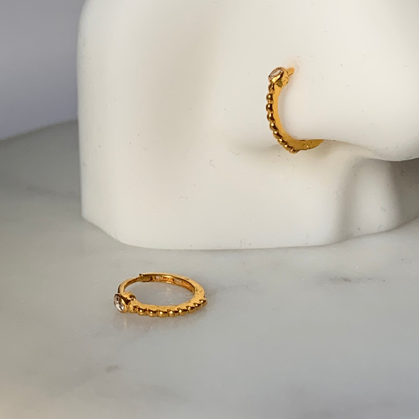 18ct Gold Hoop | 7.5mm