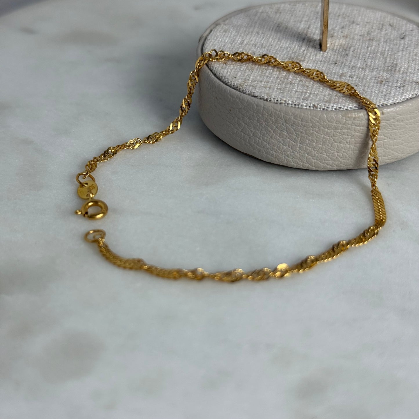 Pre Loved - 22 carat gold ripple bracelet | 7.5 inches