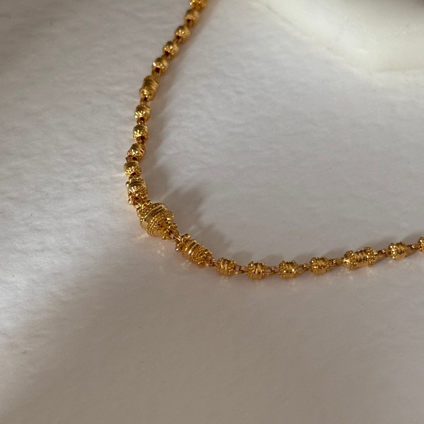 22ct Gold necklace | 15.8 - 16 inches