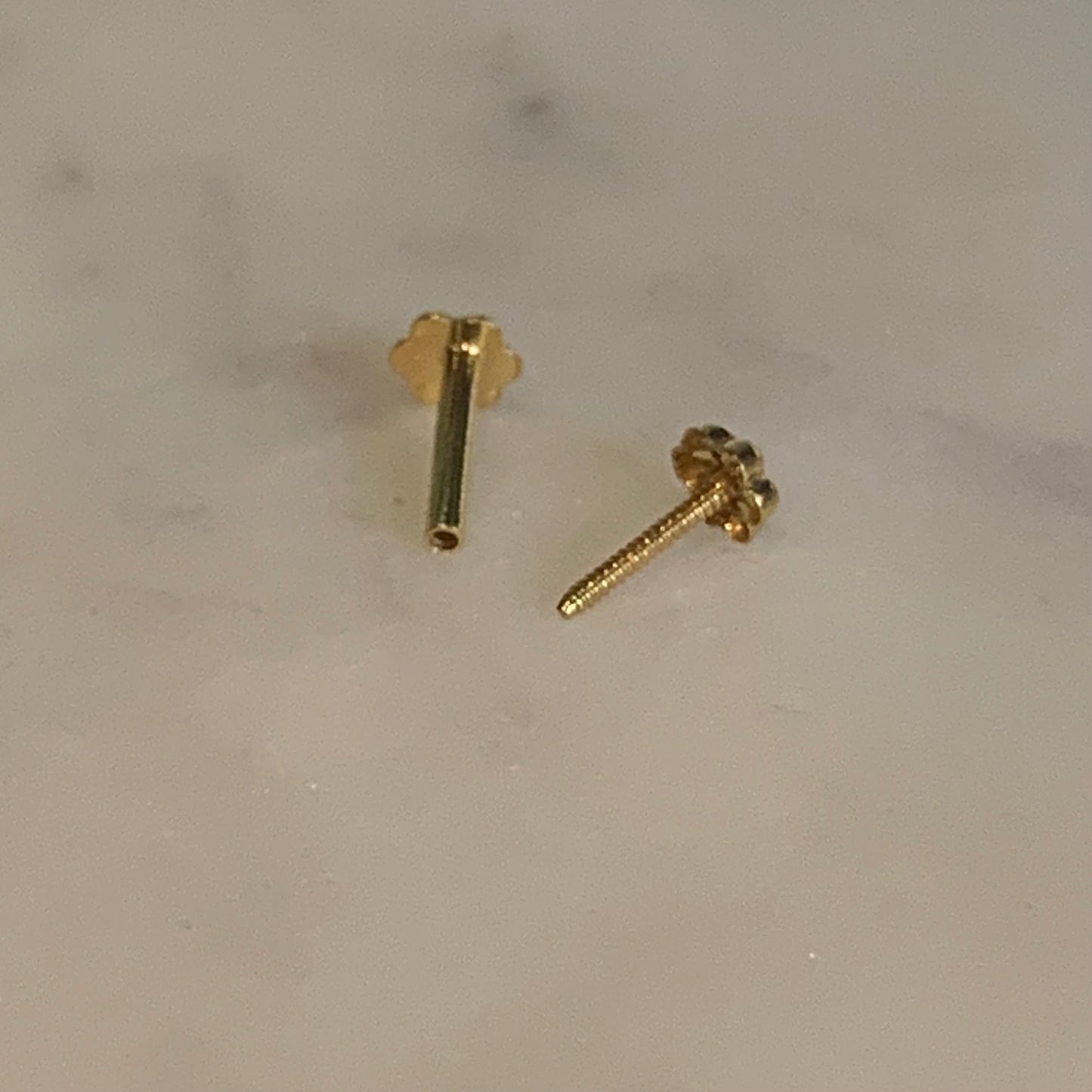 18ct Gold Flower Stud | 3mm