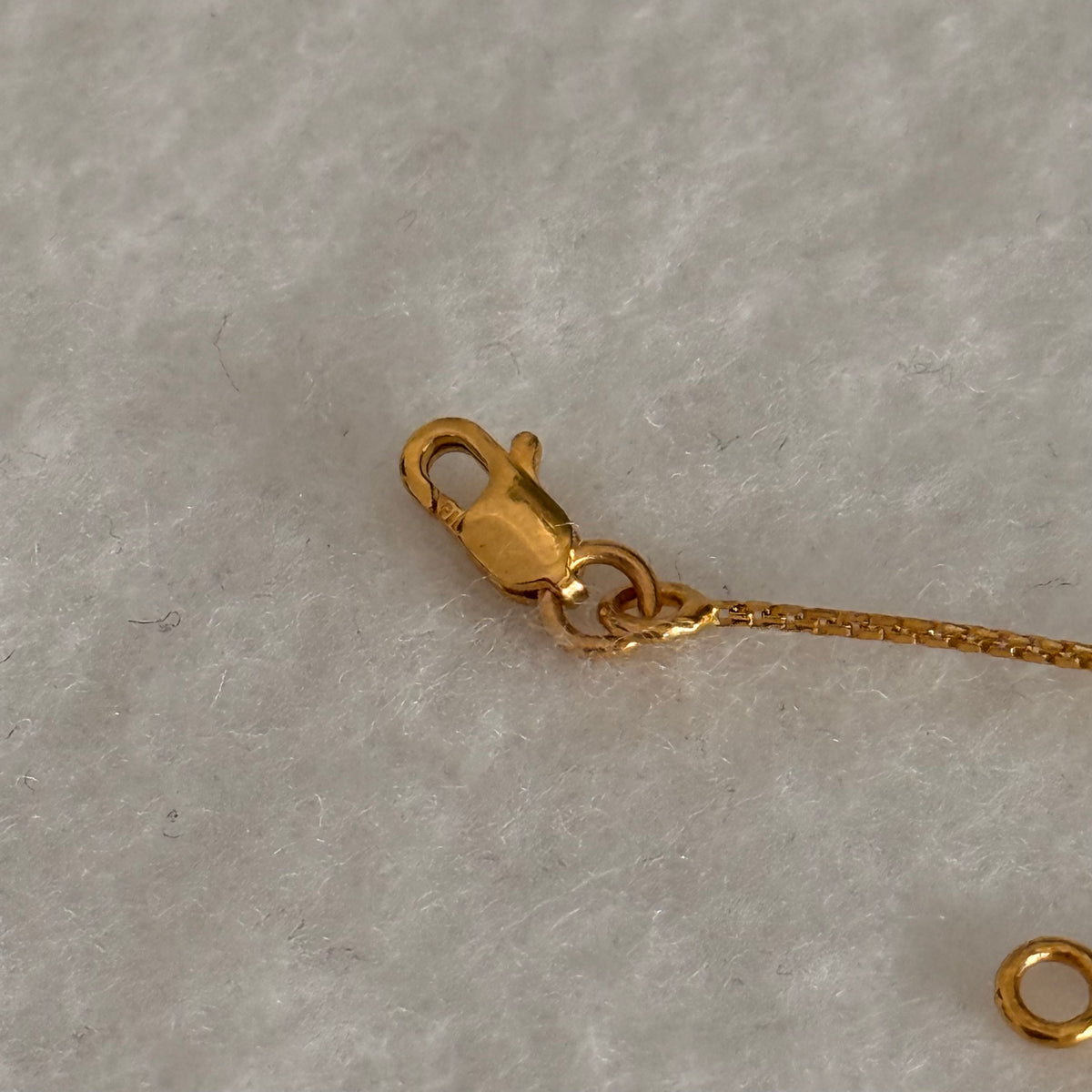 22ct Gold minimalist beaded necklace | 20 inches