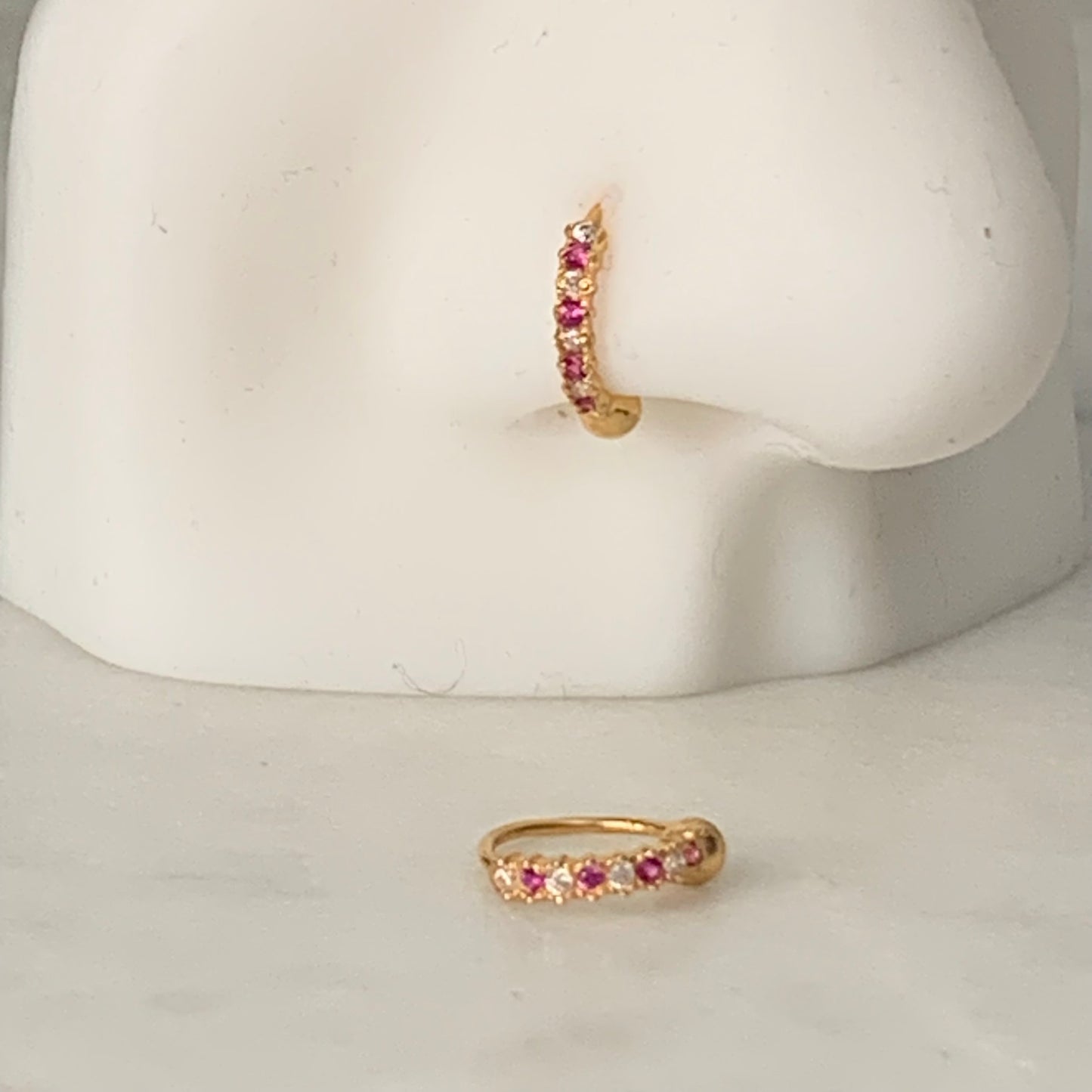 18ct Gold Hoop | 7mm