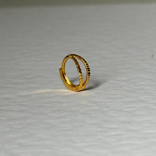 Double nose ring | 7.5mm