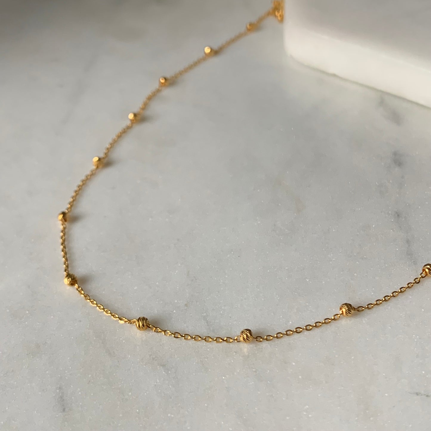 22ct Gold Beaded Nacklace | 20.5 inches