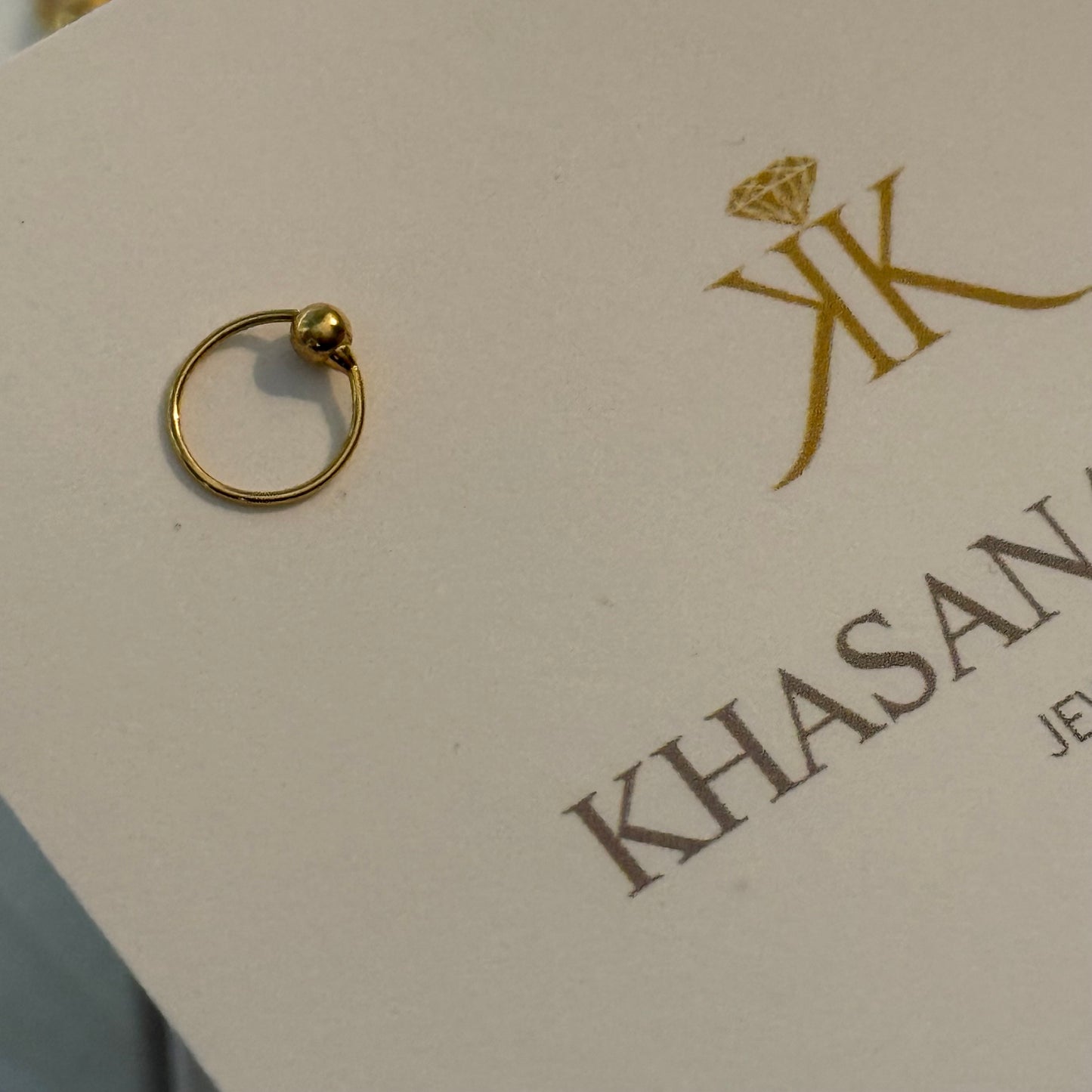 18ct Gold Hoop | 6mm