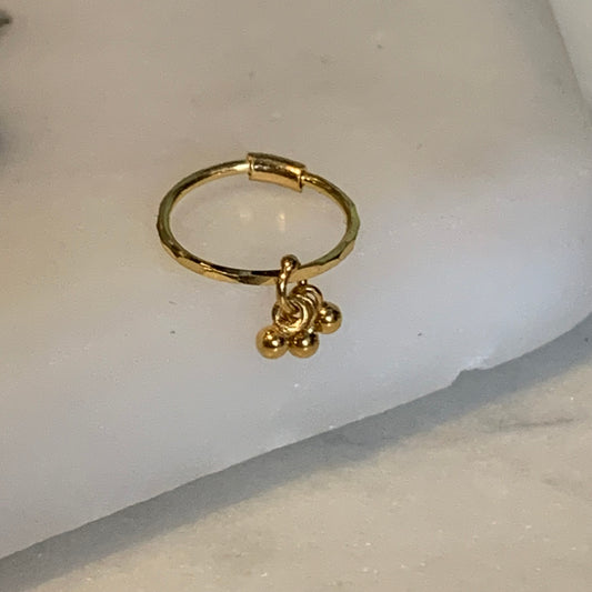 18ct Gold Hoop | 8mm
