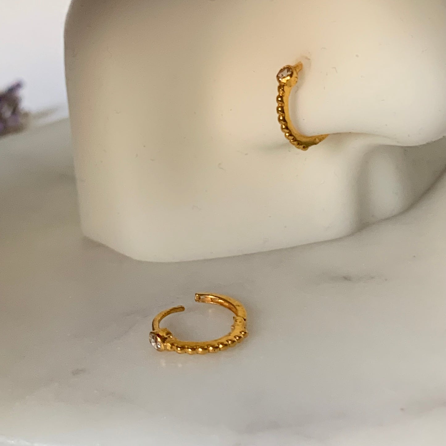 18ct Gold Hoop | 7.5mm
