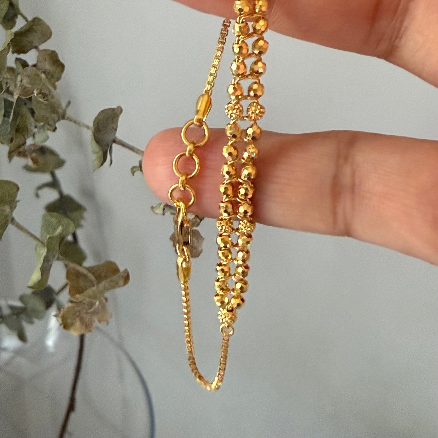 22ct gold bracelet | small/medium