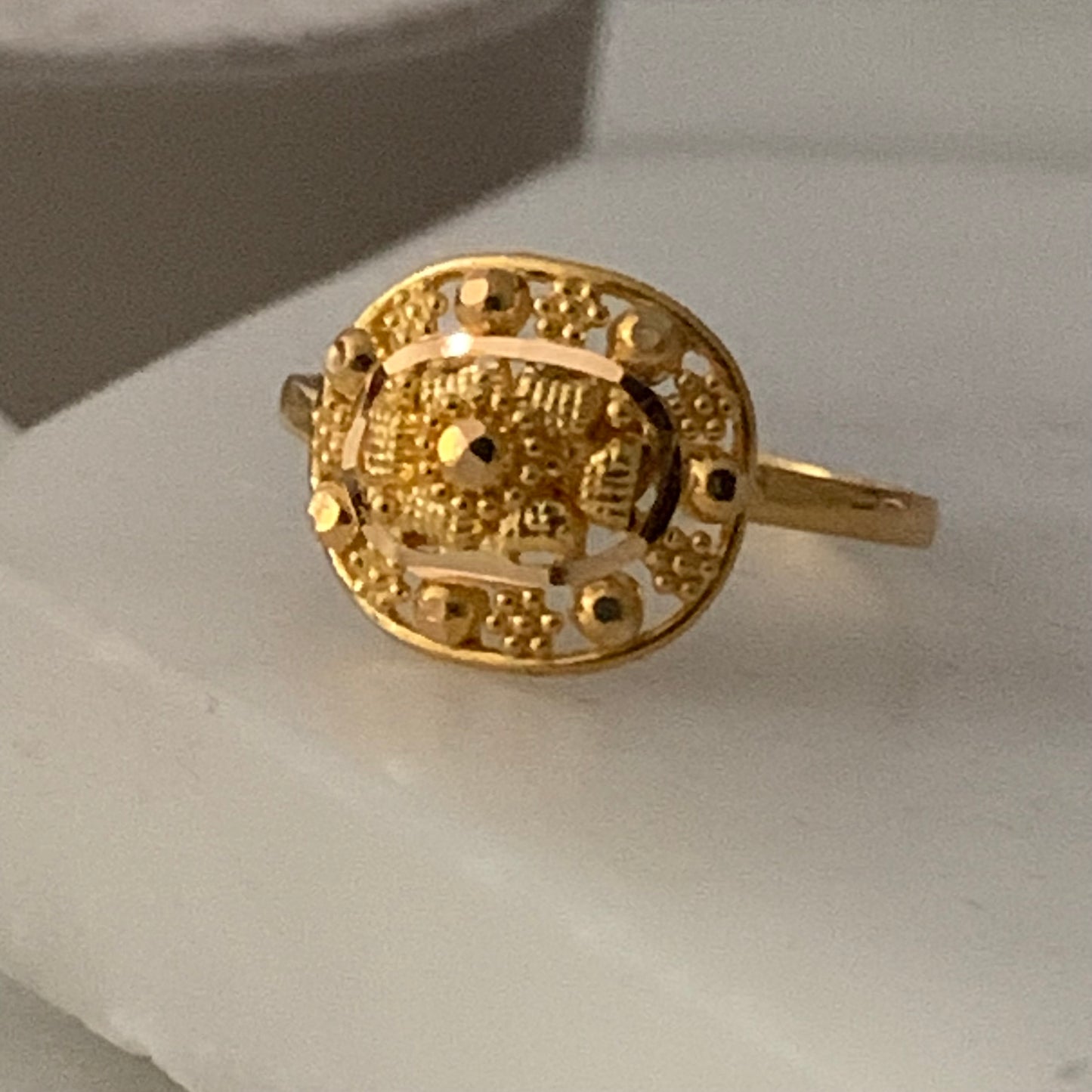 22ct gold ring | J