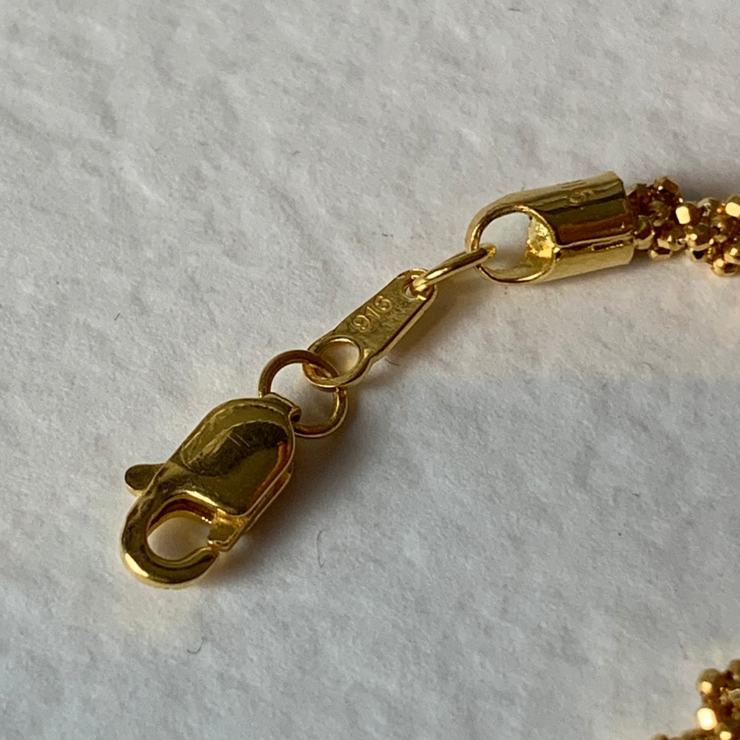 22ct gold bracelet | 6 inches xs