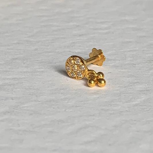 18ct Gold Nose Stud