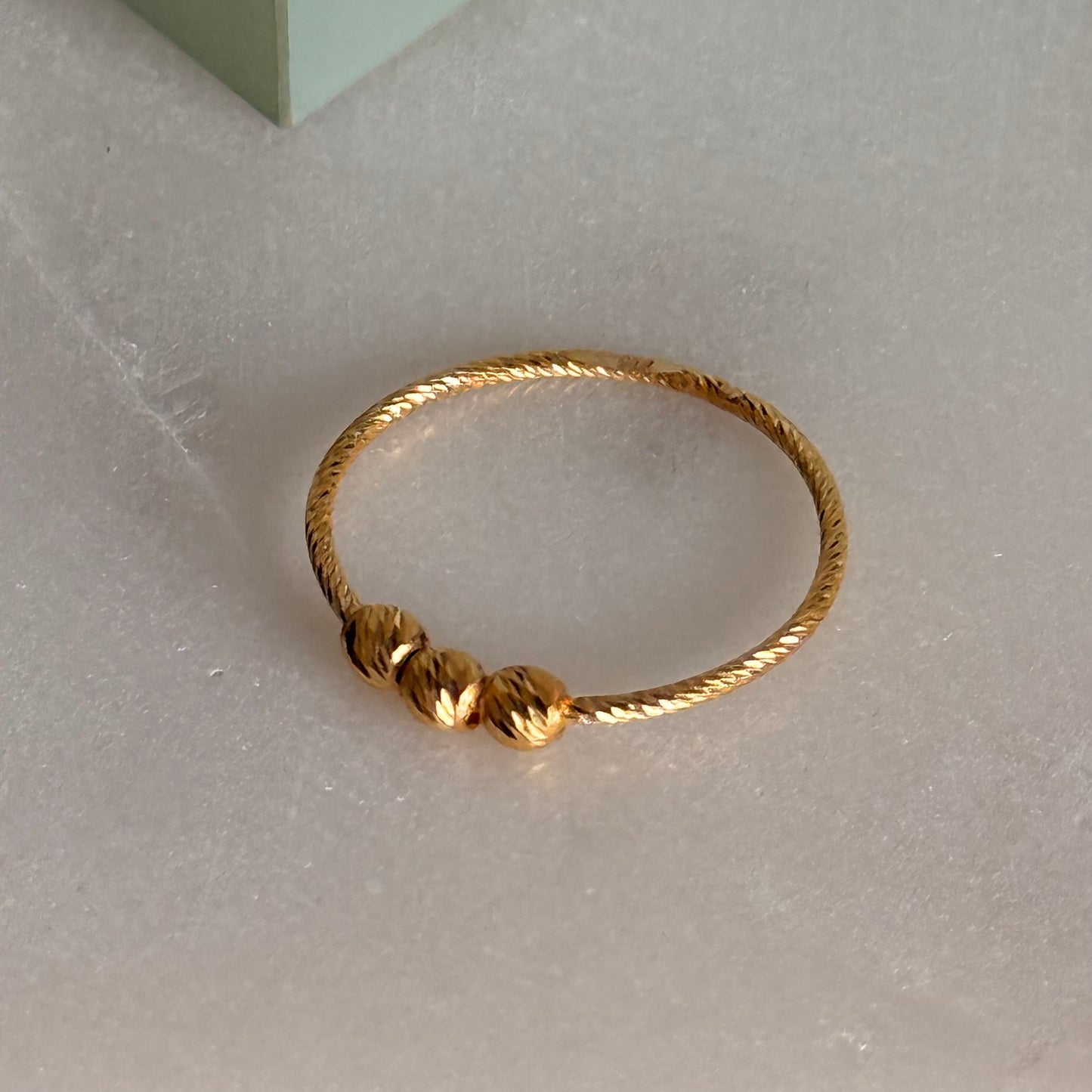Jaipur | Minimal 22ct Ring (Size K)