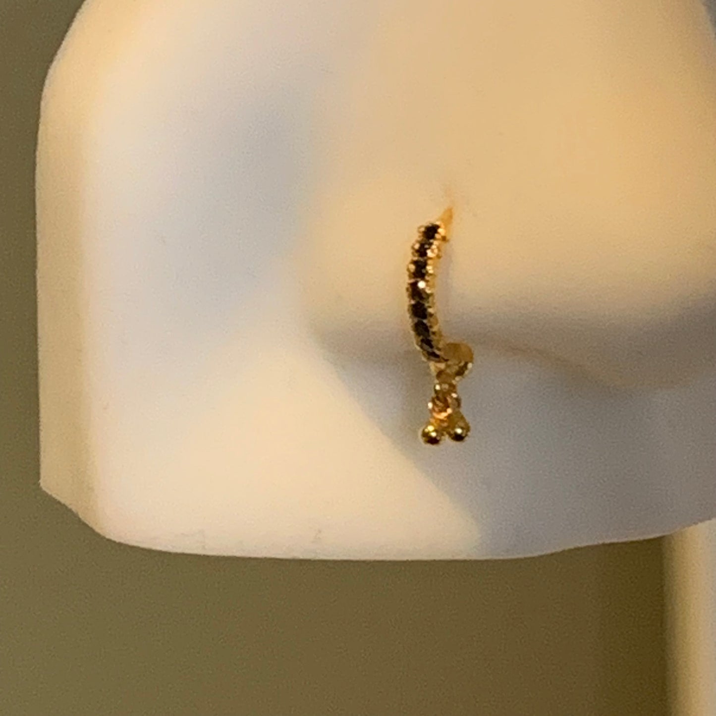 18ct Gold Nose Ring | 7mm