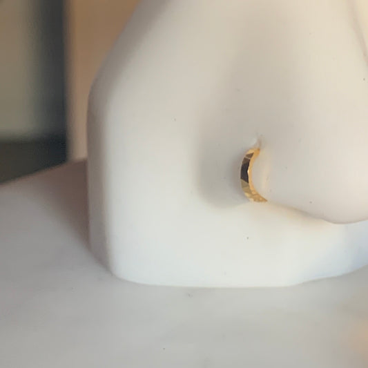 18ct Gold 5mm Single Hoop