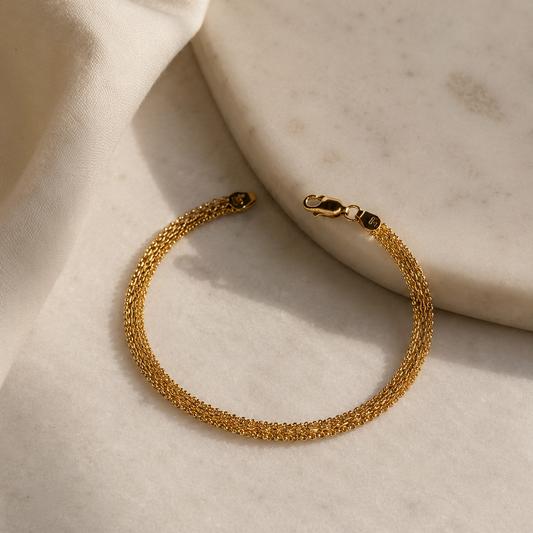 Auric Lace | 22ct gold classic bracelet