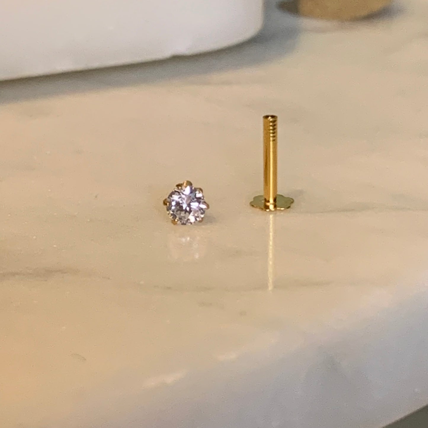 18ct Gold Stud | 3mm