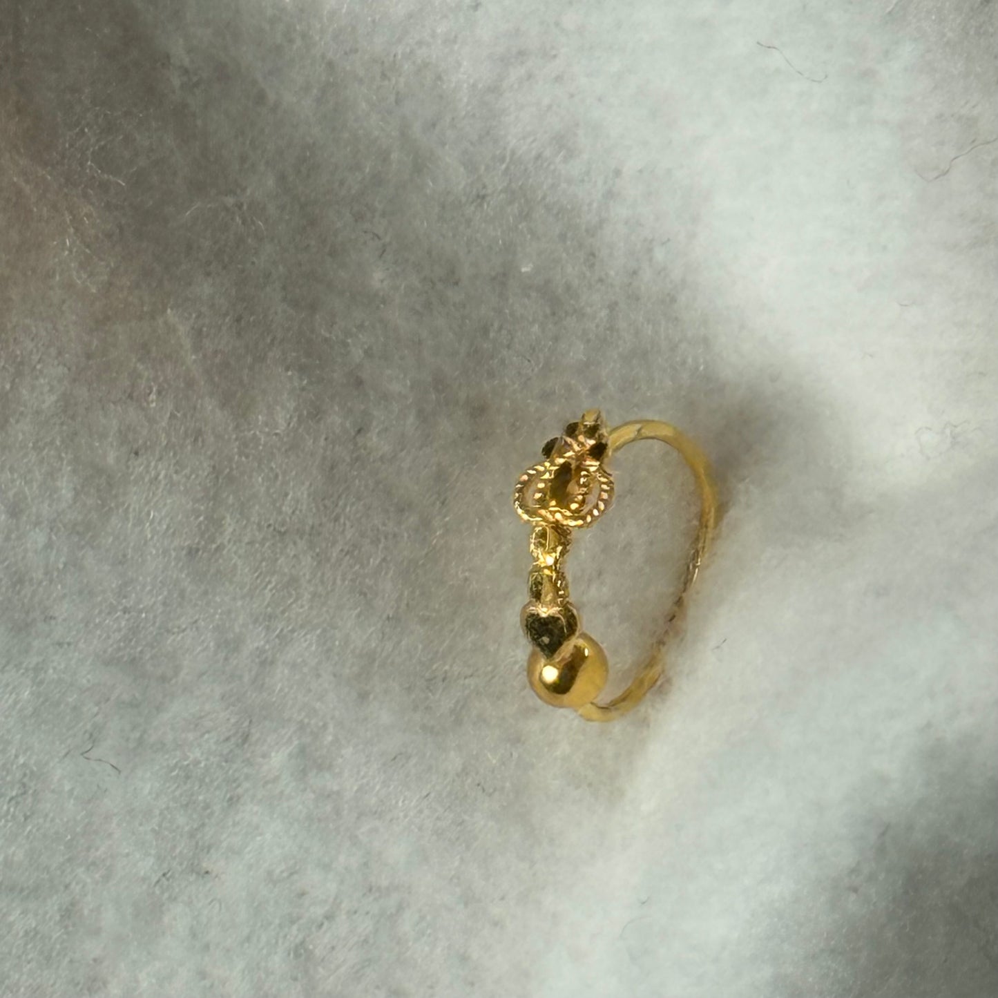 Rumi hoop, 18ct gold