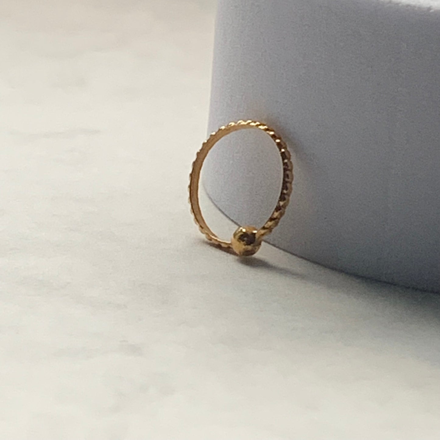 18ct Gold Hoop | 8/9mm