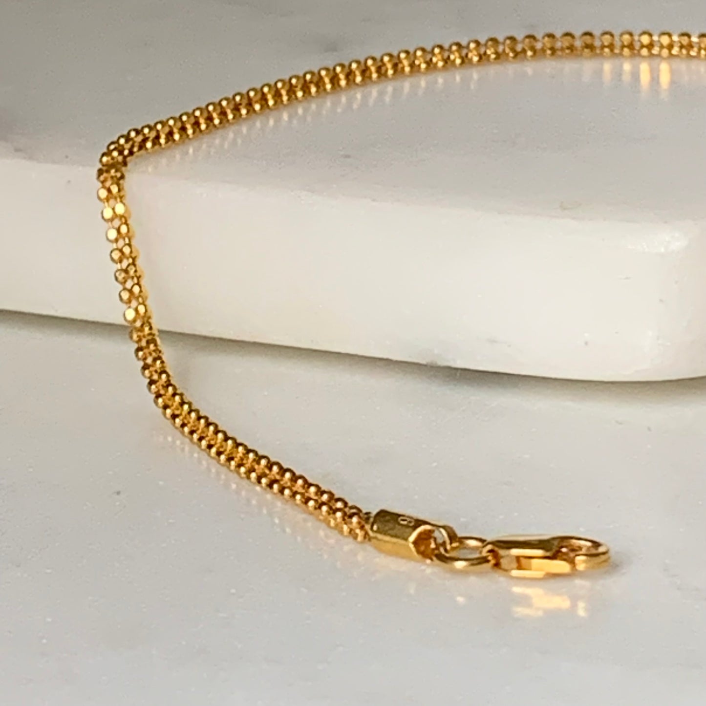 22ct Gold Chain Bracelet | 7.5 inches