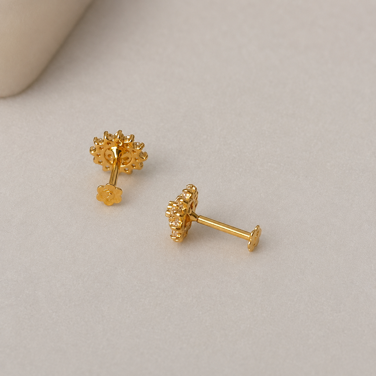 Autumnal Collection | Radiance, 18ct Gold Cluster Studs