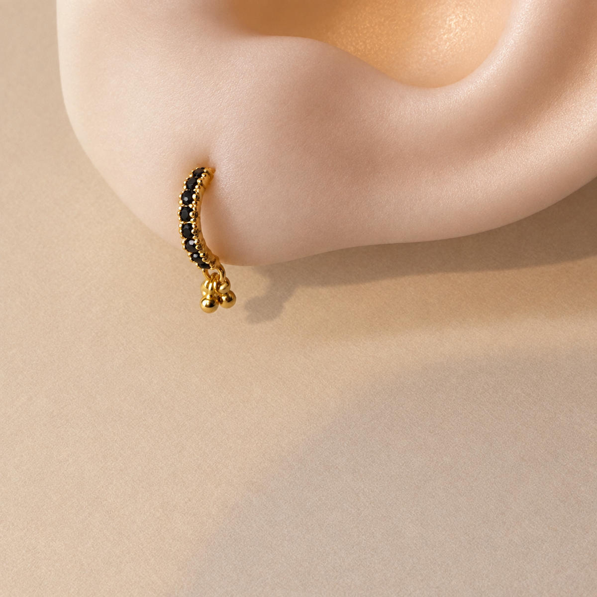 Drop-stud, 14ct | 6mm