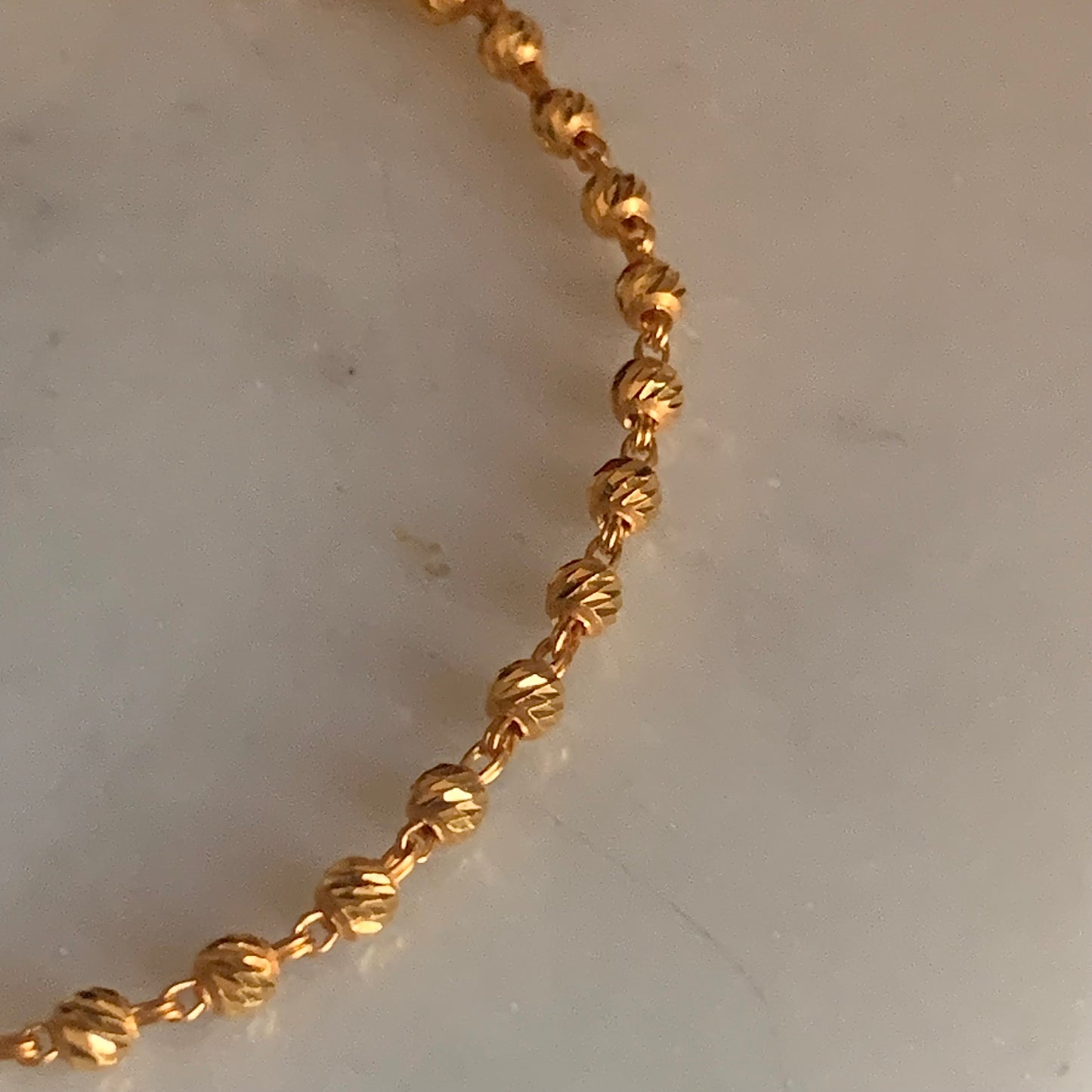 22ct Gold Beaded Bracelet