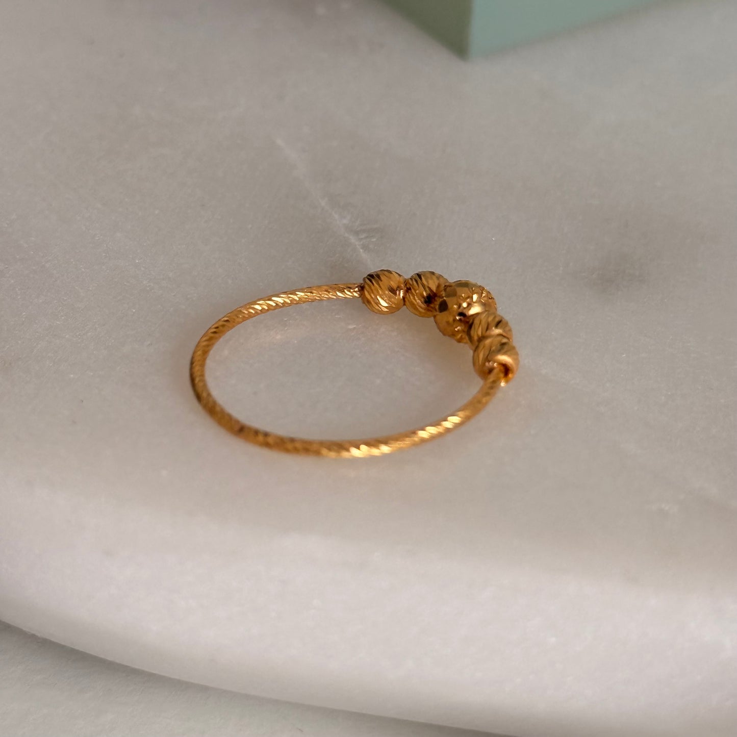Jaipur | Minimal 22ct Ring (Size L)