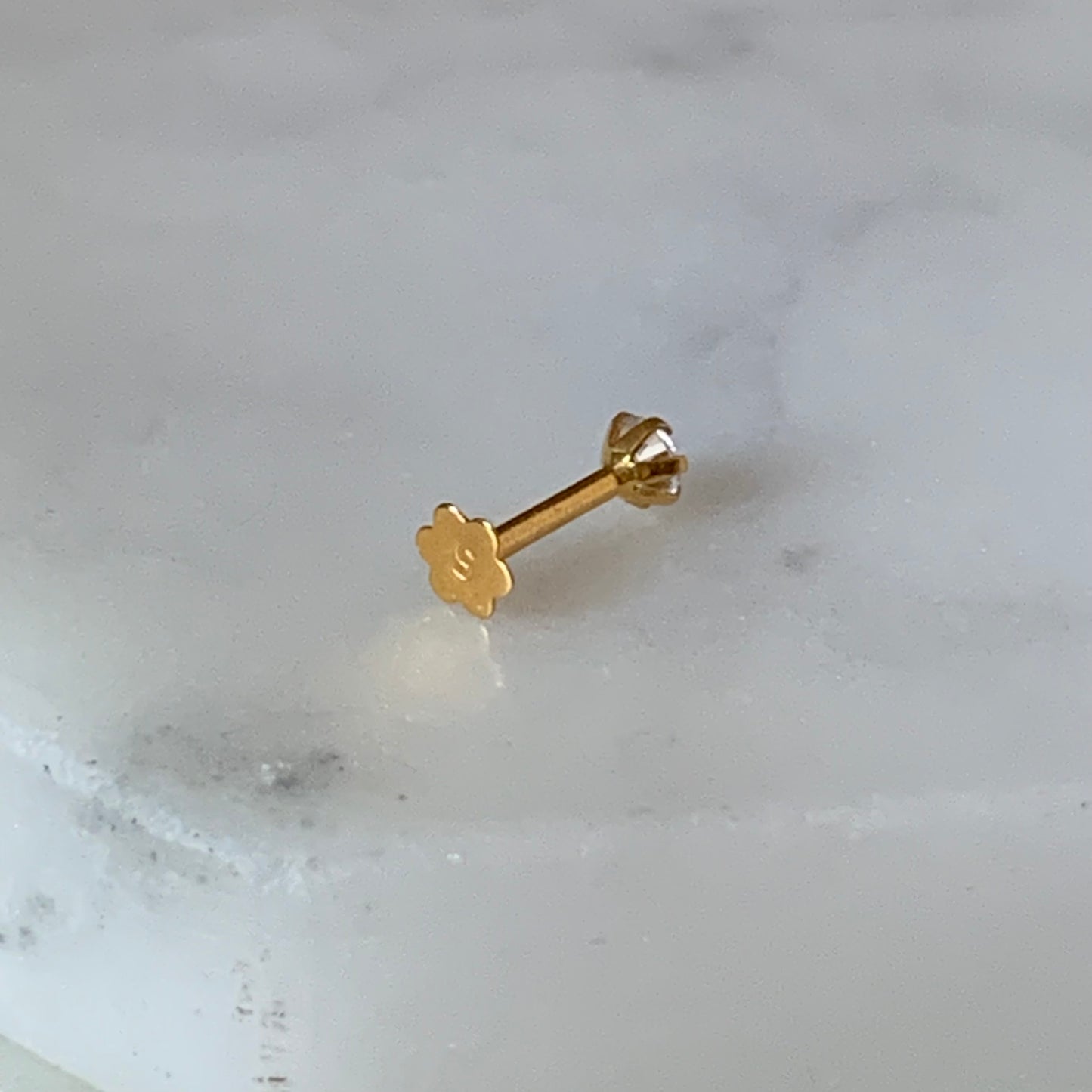 18ct Gold Stud | 2mm