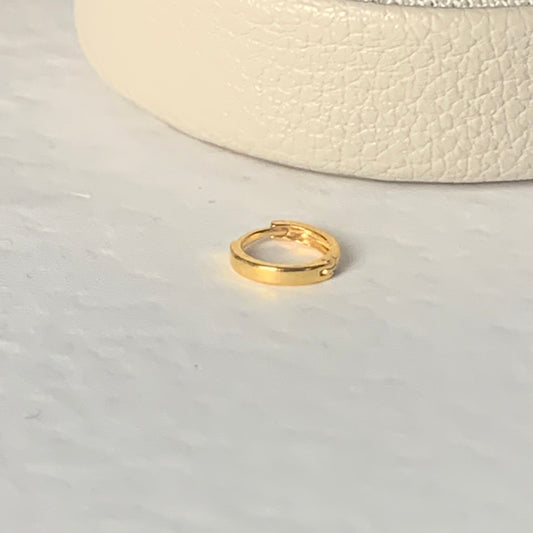 18ct Gold Single Hoop | 6mm