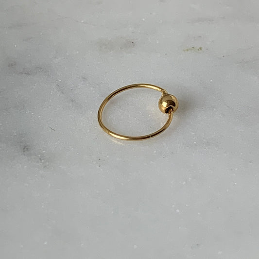 18ct Gold Nose/Helix ring